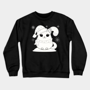 Snow Kitty Crewneck Sweatshirt